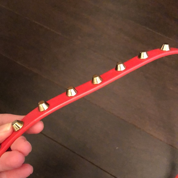 FREE NWOT Red Stud Belt - Picture 3 of 4